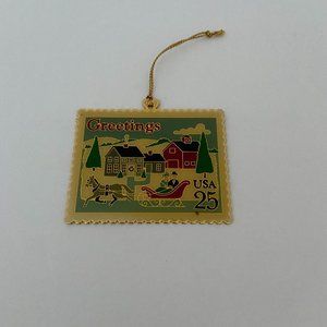 1988 Christmas Stamp OrnamentCollection: Greetings 25